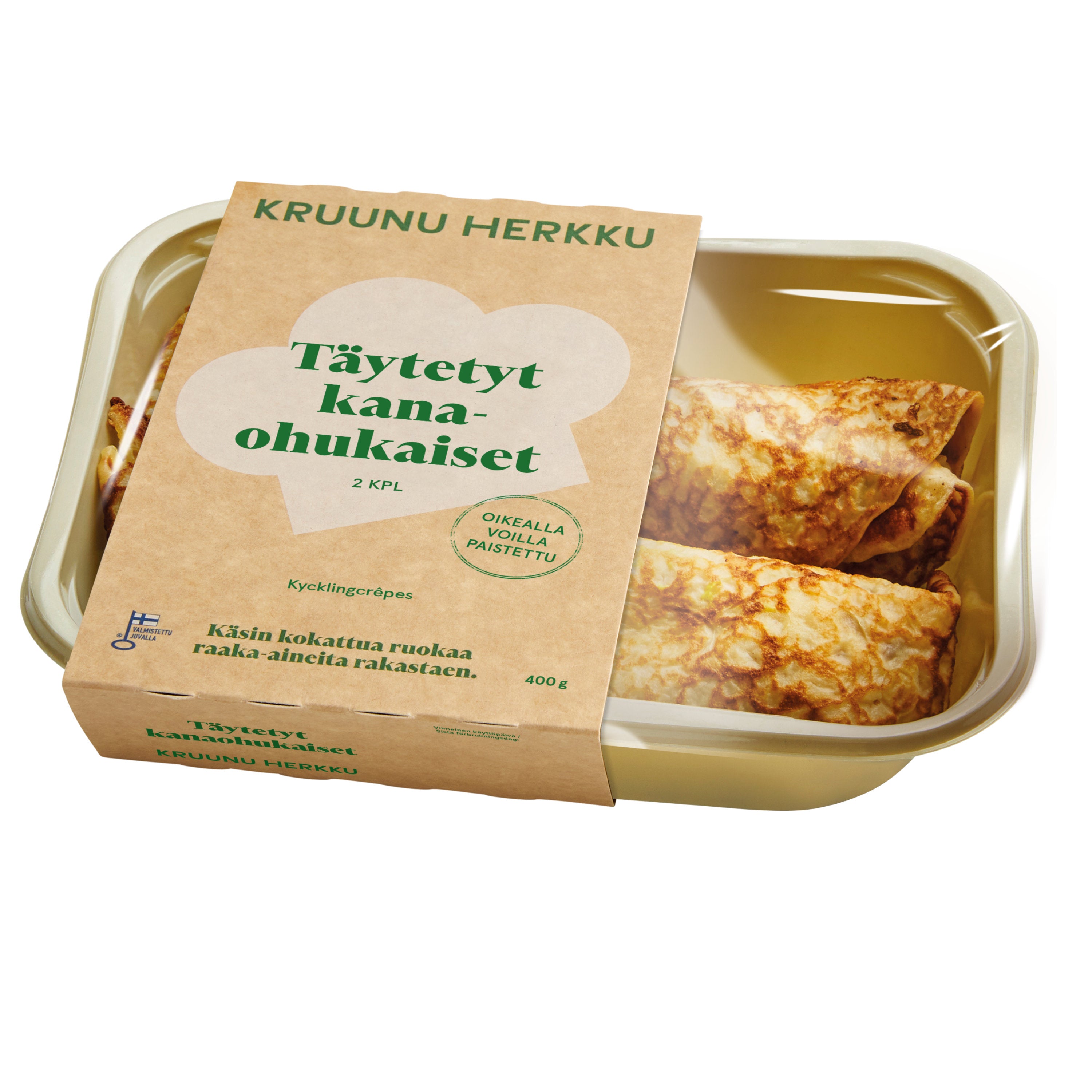 Täytetty kanaohukainen (400 g)