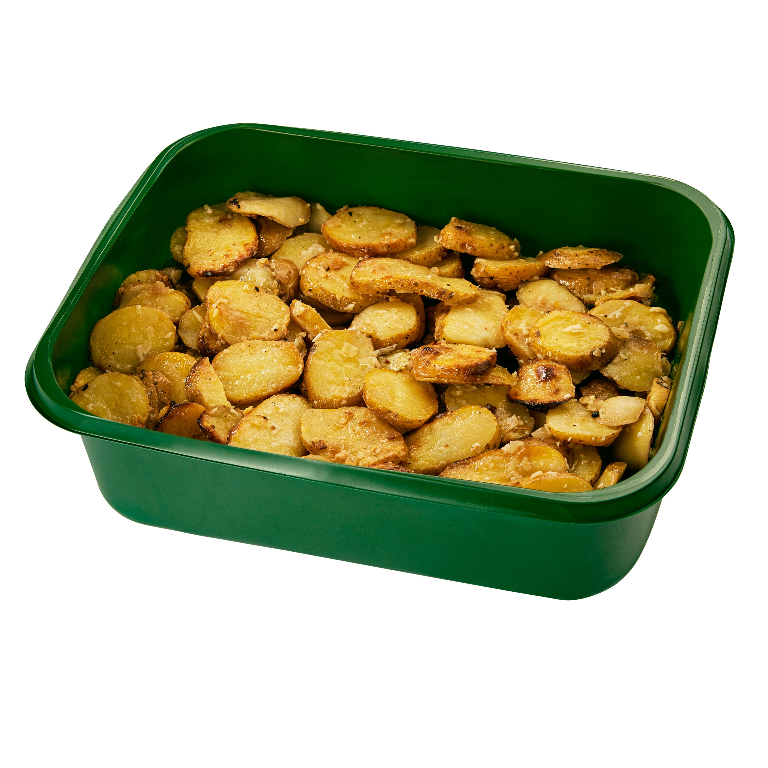 Paistetut valkosipuli-perunat (2 kg)