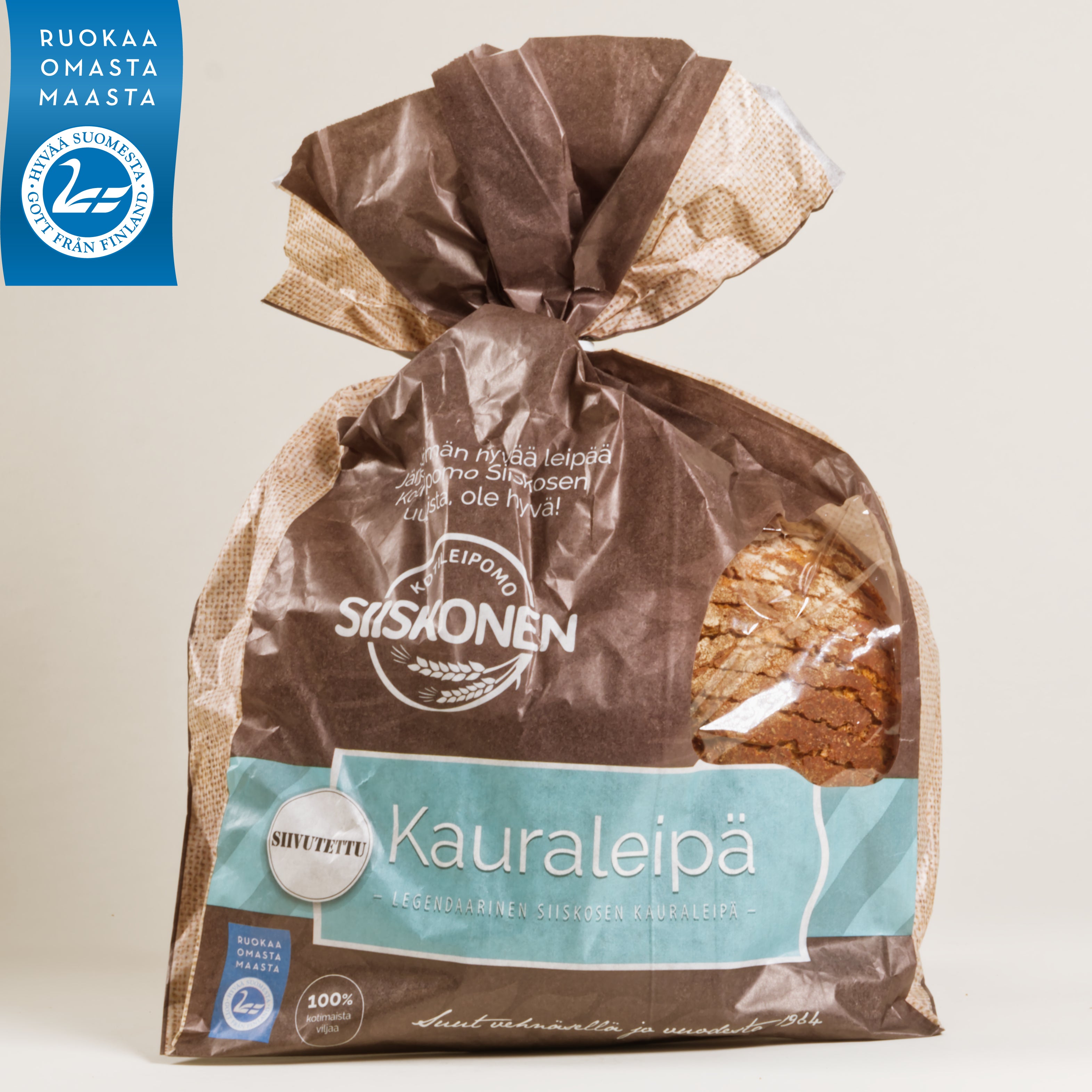 Kauraleipä Siivutettu